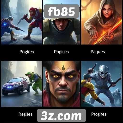 Características dos principais jogos disponíveis no fb85